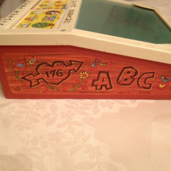 Fisher Price #176 School Days Play Desk - Near Complete  Fisher Price Vintage School Days Play Desk